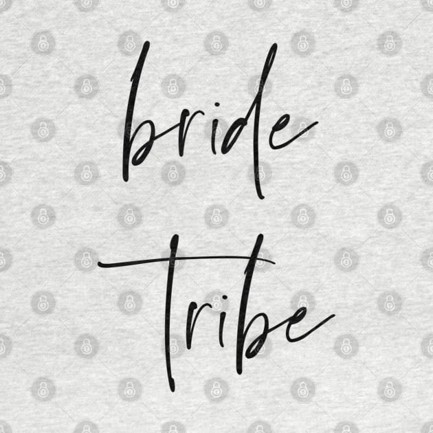 bride tribe tee set attire by kennaplate